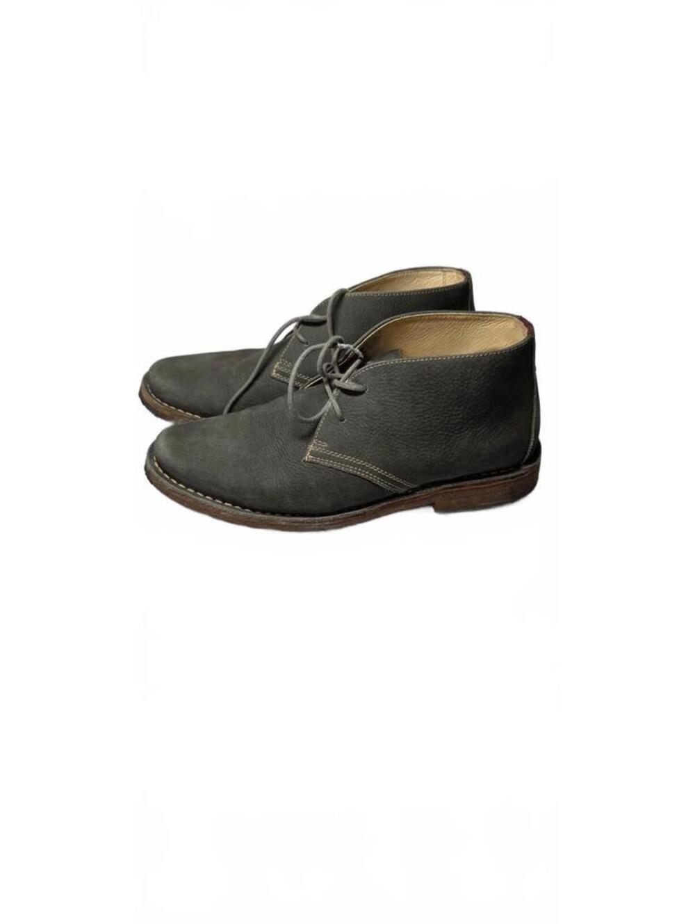 Johnston & Murphy Men's Gray Sheepskin Leather Chukka Boots Size 8.5 M